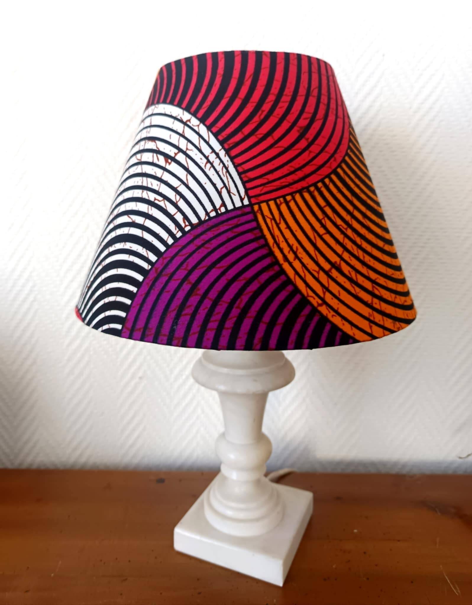 Alabaster lamp and Wax lampshade