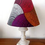 Alabaster lamp and Wax lampshade