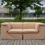 Modular Lübke Quattro Q System Leather Sofa