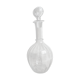 Lorraine crystal wine decanter with decoration