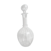 Lorraine crystal wine decanter with decoration