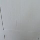 Vintage Parisian wardrobe re-enchanted in pearl gray with waxed finish.