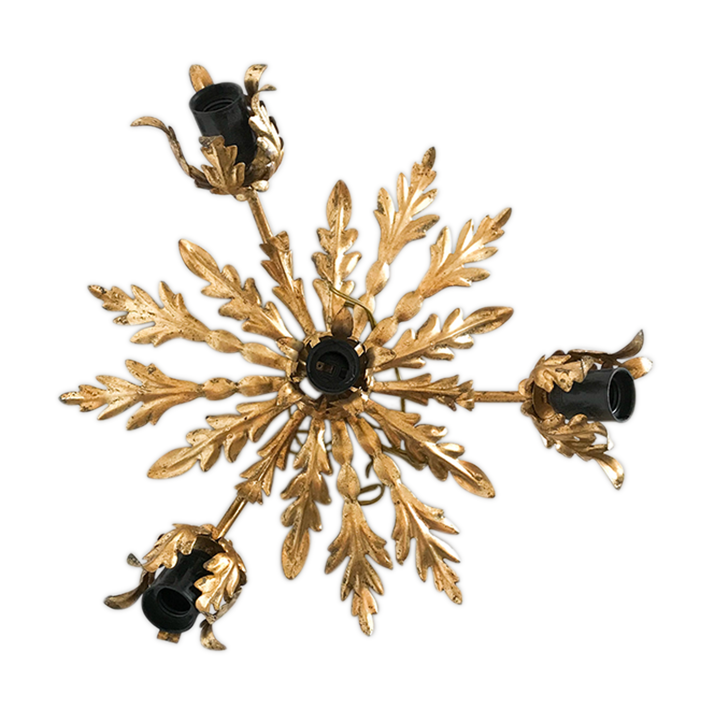 Golden sconce