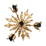 Golden sconce