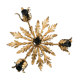 Golden sconce