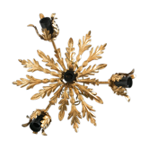 Golden sconce