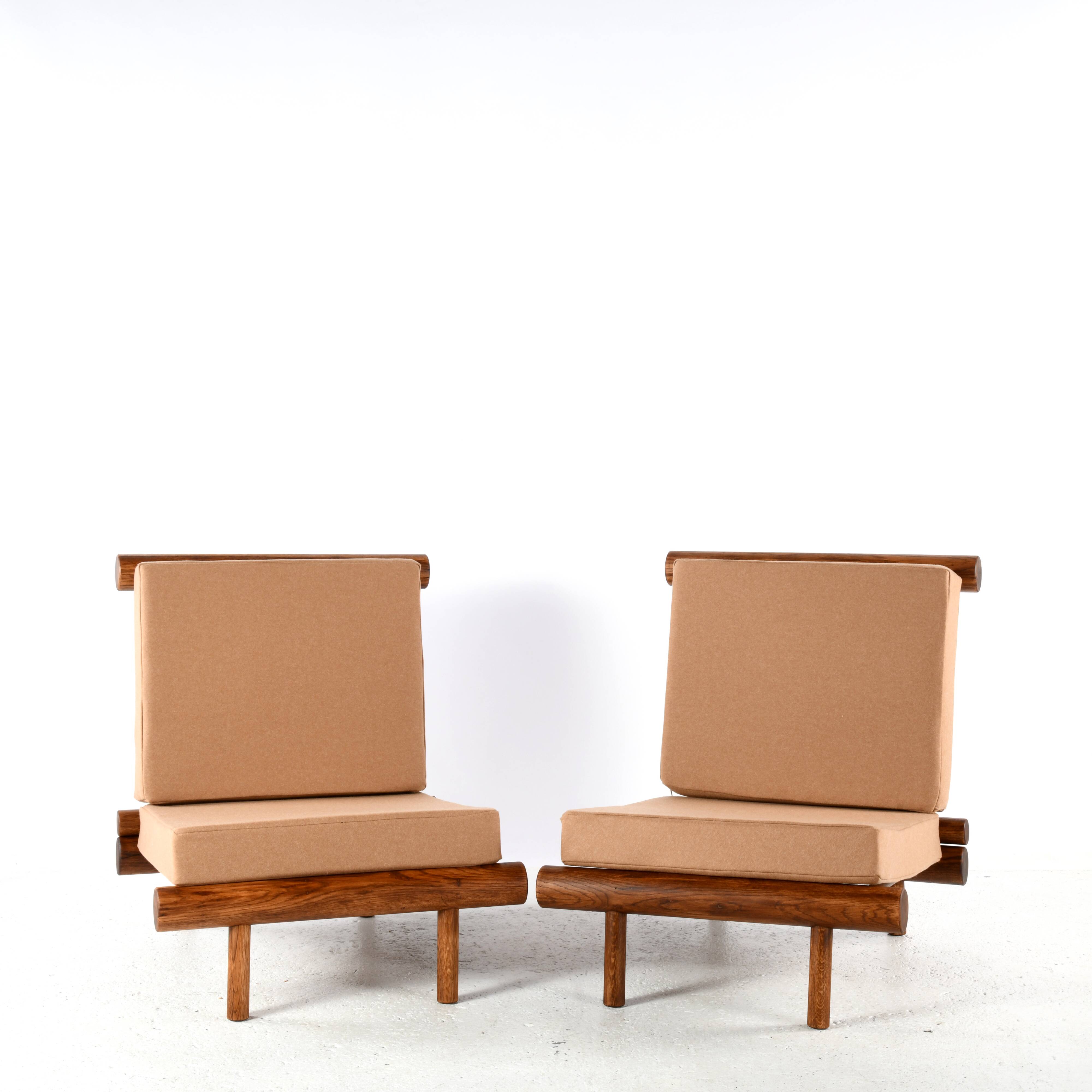 Pair of low chairs