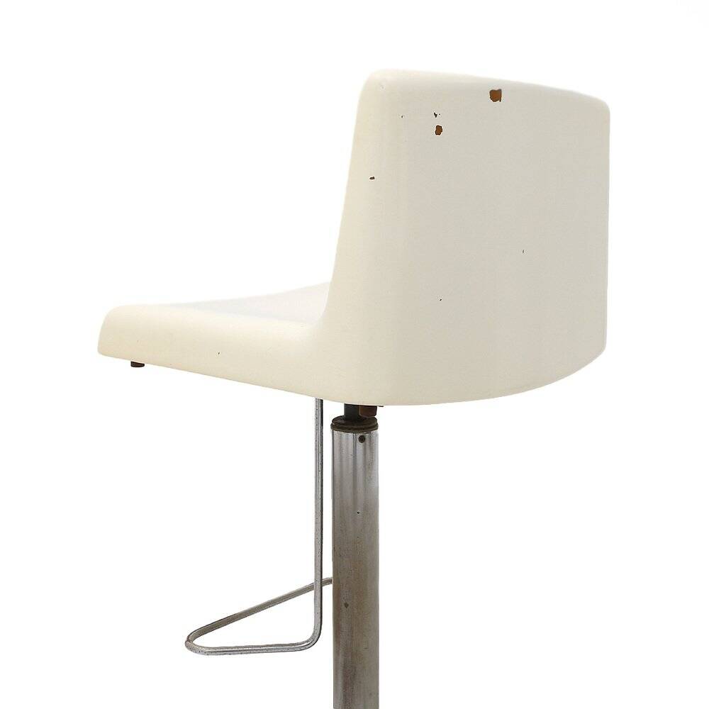 Stools with fibreglass seat by Vaghi, 1960s, set of 4