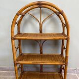 Vintage rattan shelf