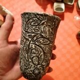 Vase grès arroka ciboure h20xd10