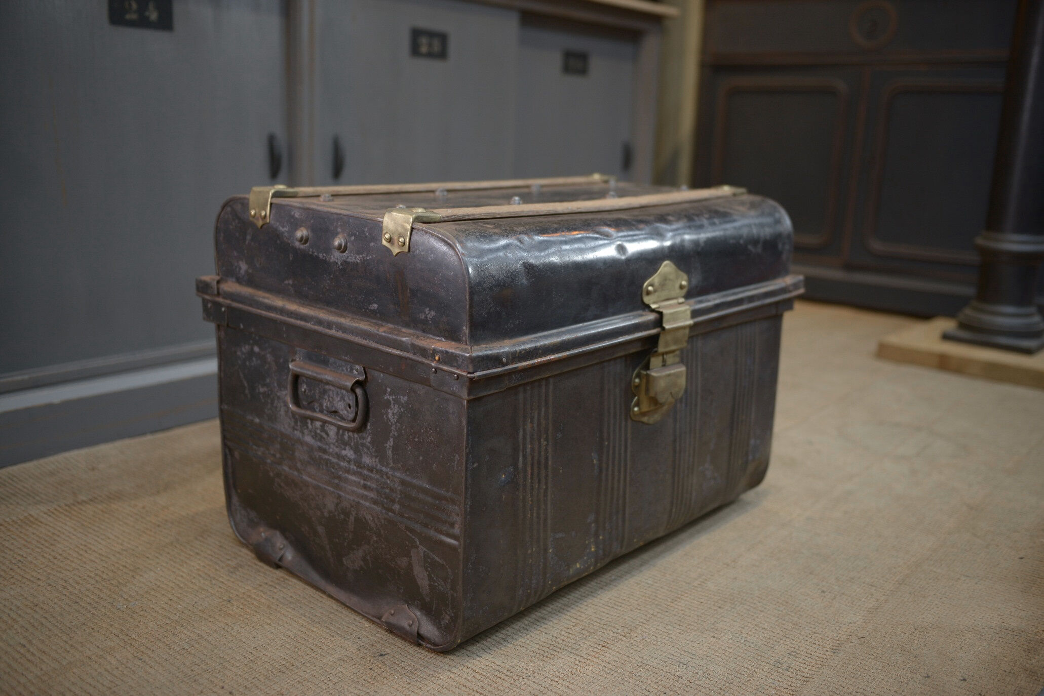 Old metal trunk Willaimson & Sons