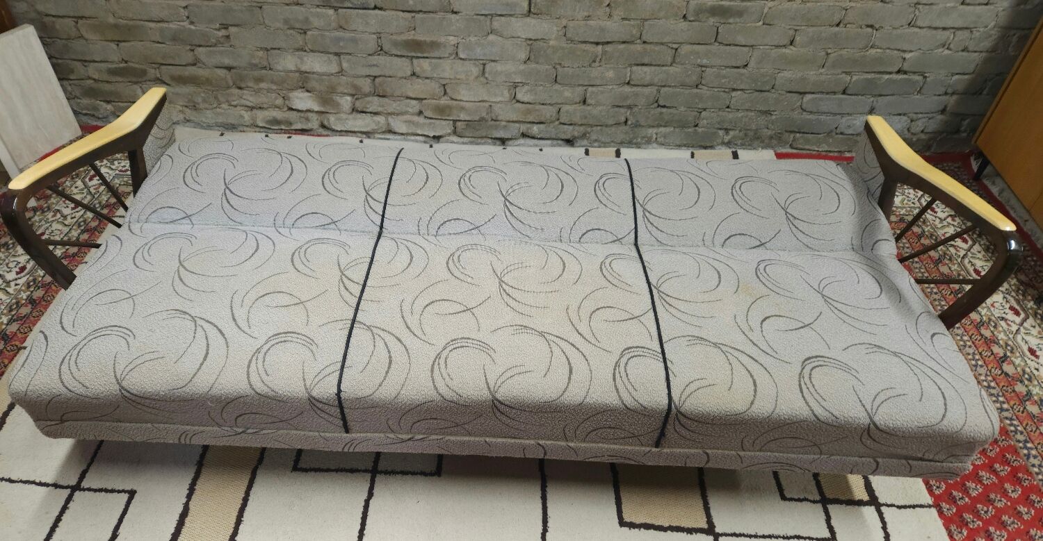 Vintage 1950s daybed sofa