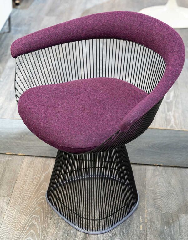 Fauteuil Platner lounge Knoll par Warren Platner