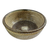 Enamelled stoneware dish – Marcel Giraud known as “Cardelle” – Vallauris