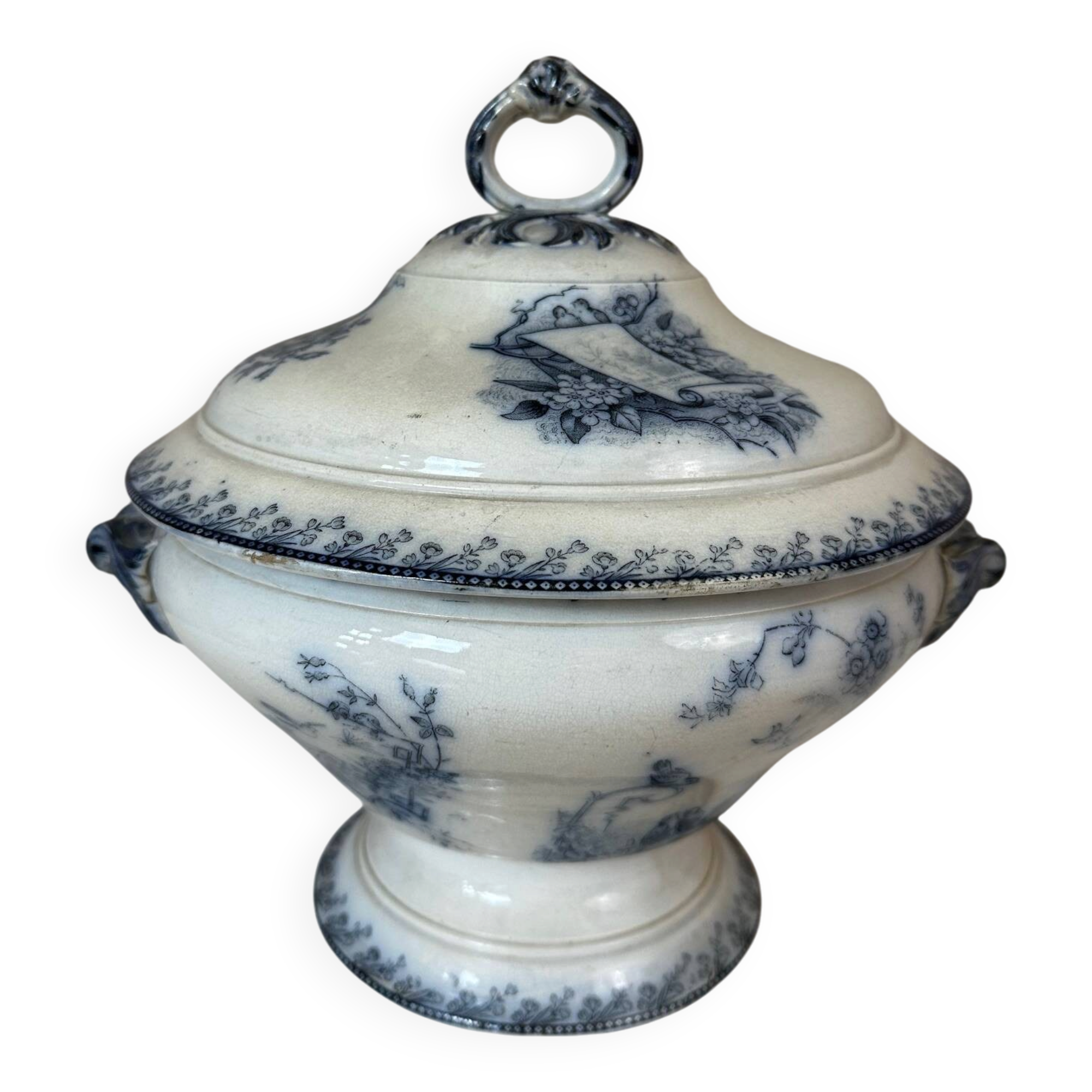 Ironstone soup tureen