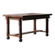 Modernist oak dining table, France, 1940–1950