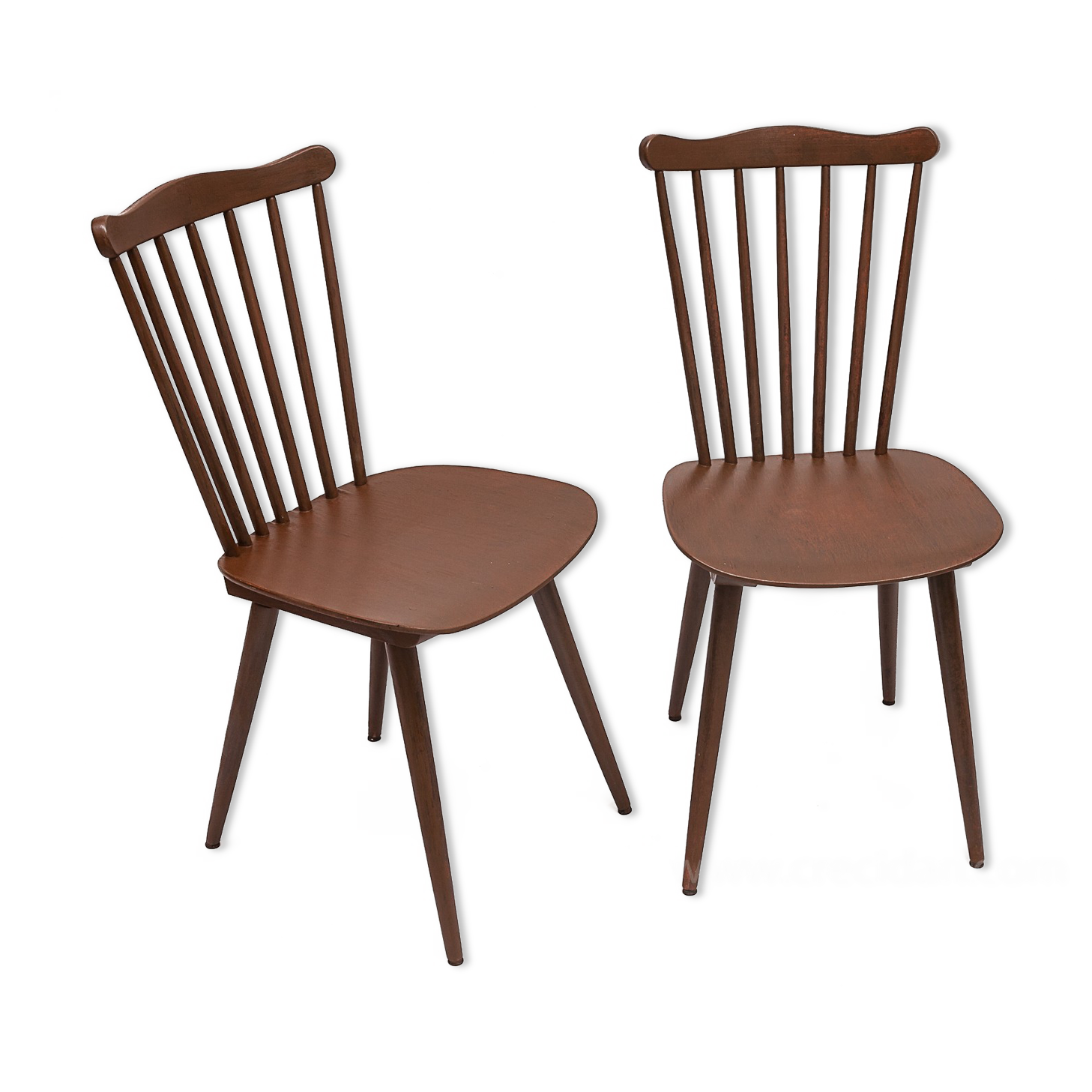 Paire de chaises bistrot vintage, 1950