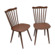 Pair of vintage bistro chairs, 1950