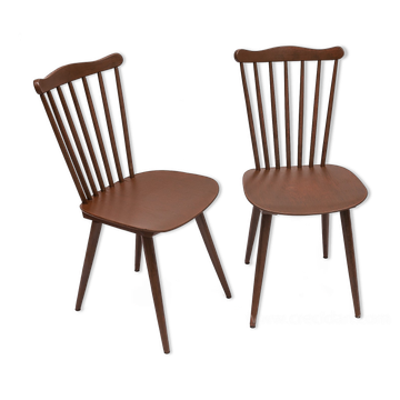 Pair of vintage bistro chairs, 1950