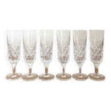 Champagne flutes - vintage - diamond