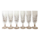 Champagne flutes - vintage - diamond