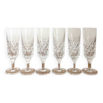 Champagne flutes - vintage - diamond