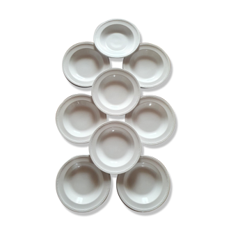 10 plates in Haute-Provence earthenware
