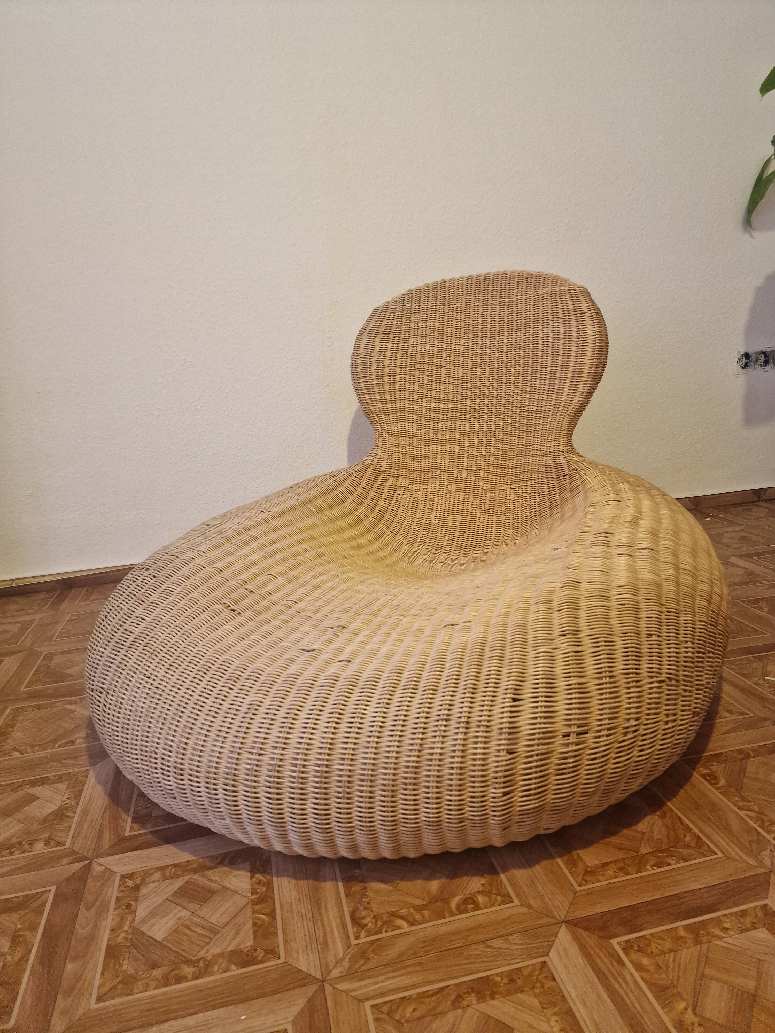 IKEA “Storvik” Rattan Lounge Chair – Carl Öjerstam, 2001 – Scandinavian Design