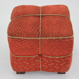 1940s Art Deco Cube Stool,Czechoslovakia