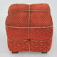1940s Art Deco Cube Stool,Czechoslovakia