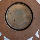 Henri II barometer and thermometer in carved wood