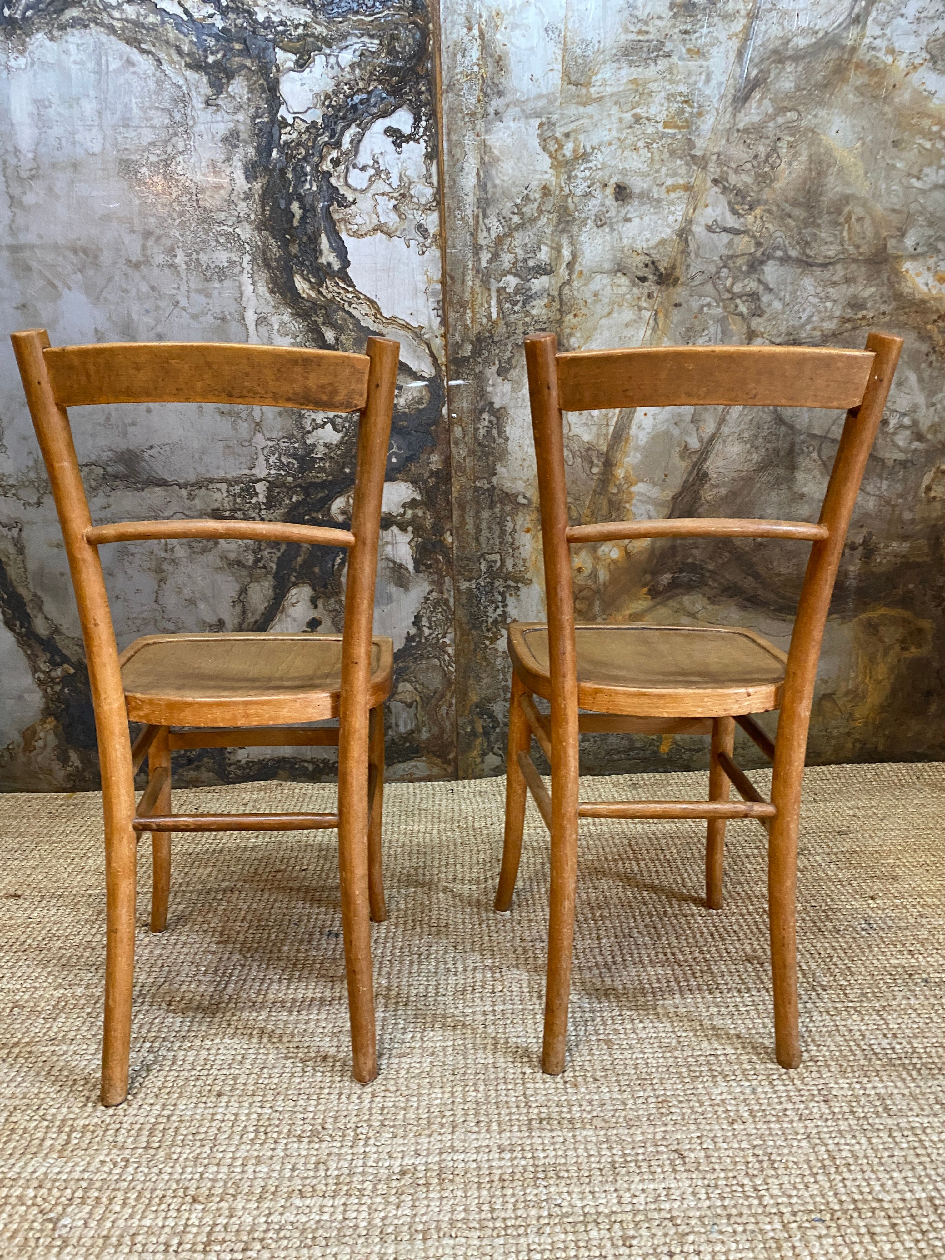 Pair of bistro chairs