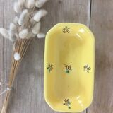 Yellow ceramic butter maker