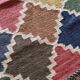 Kilim carpet in burlap and cotton. 60cm x 190cm