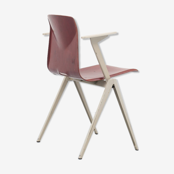 Chair Galvanitas S22 armrests Ebony / Grey