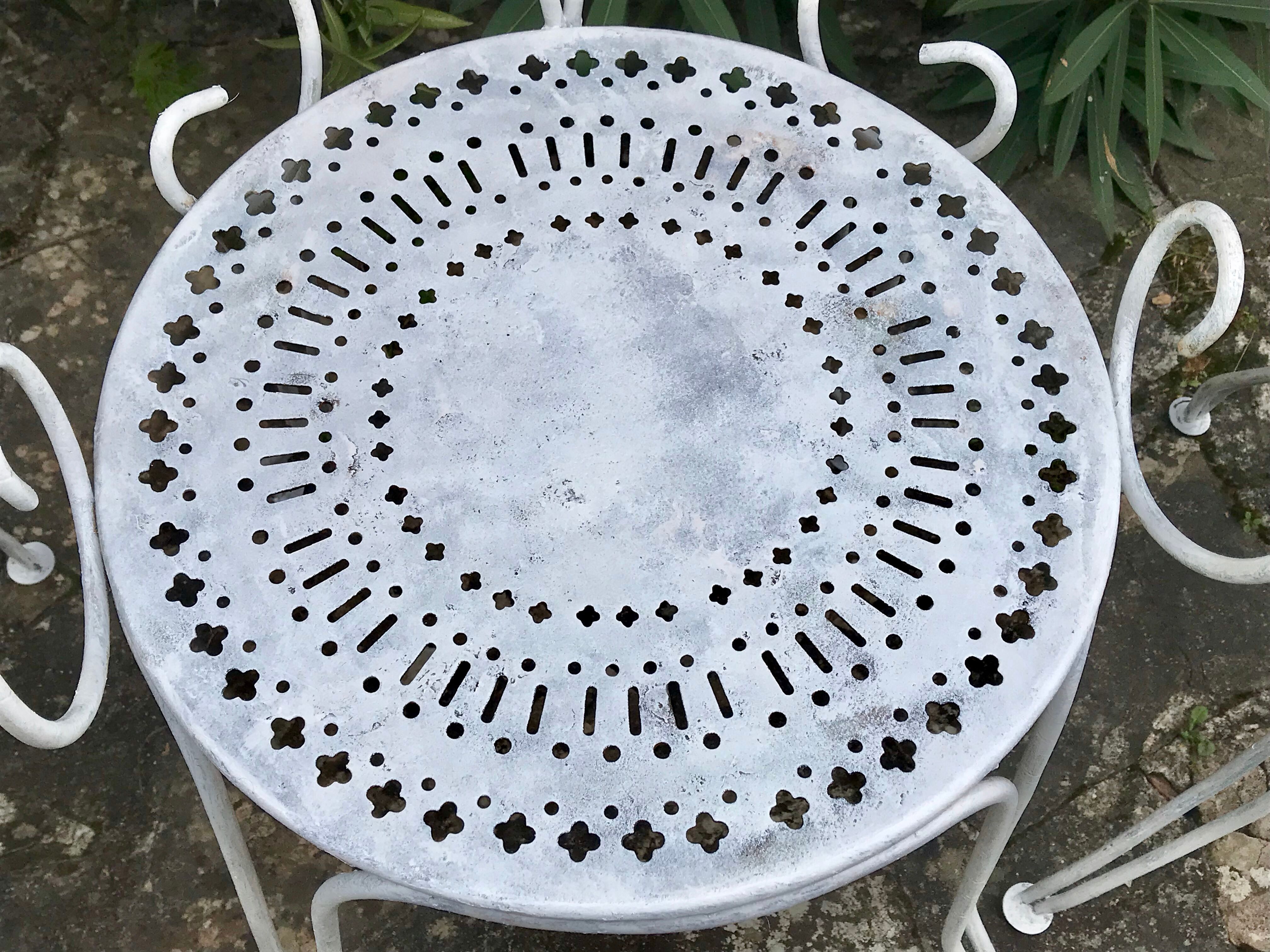 Vintage iron garden furniture