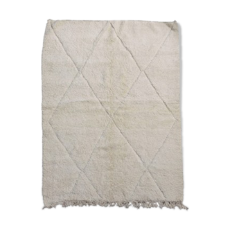 Berber carpet diamond white 170x235 cm