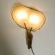 Pair of Mid Century expanded metal wall lamps still new and never connected