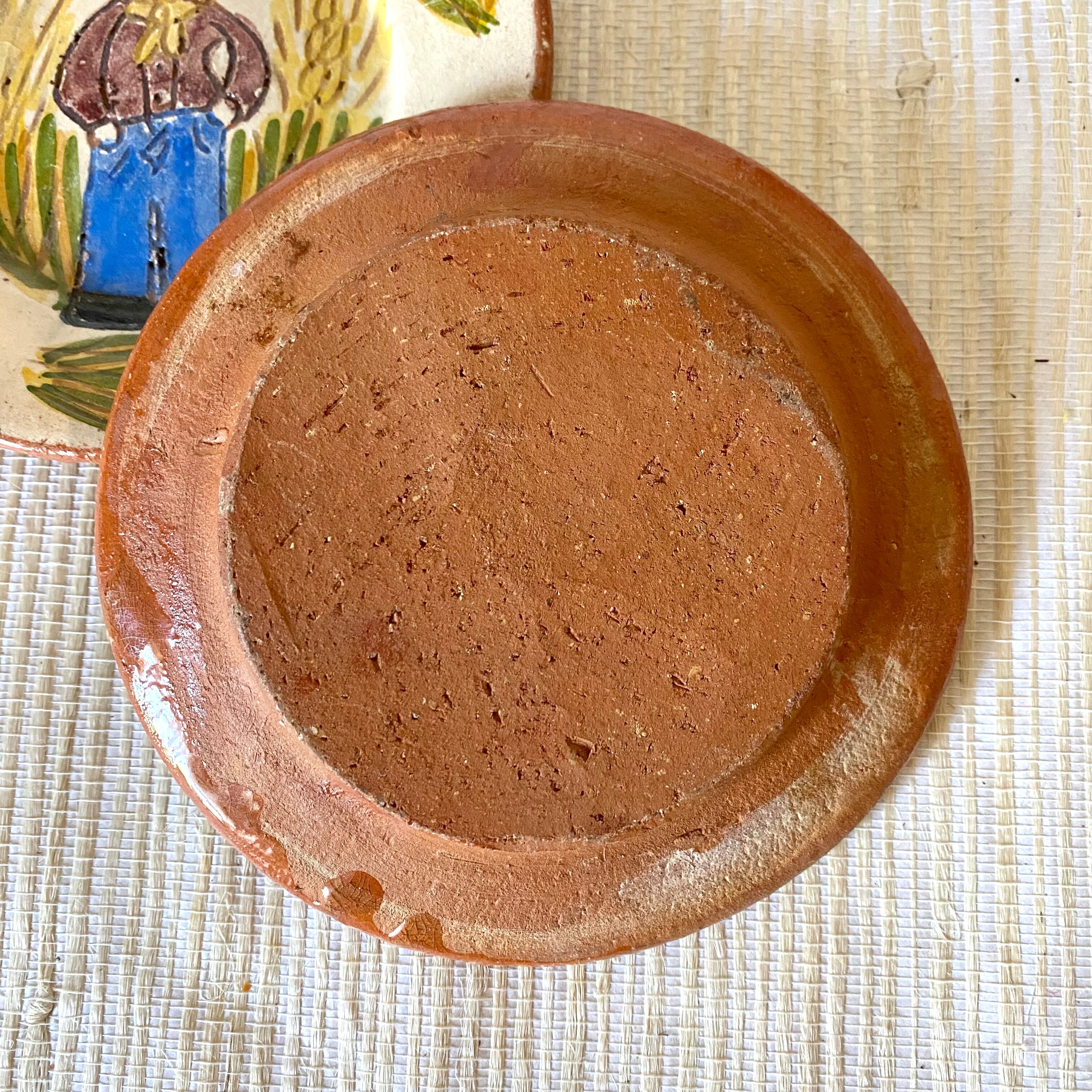 Decorative terracotta plates, Brittany
