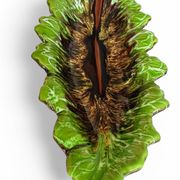 Mid-Century Majolica Centerpiece by Vallauris, Handmade, 1950s France