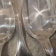 10 cuillères à soupe métal argenté orfèvre Christofle vendome 20,6cm