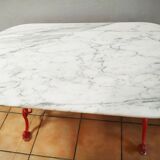 Table bistrot en marbre