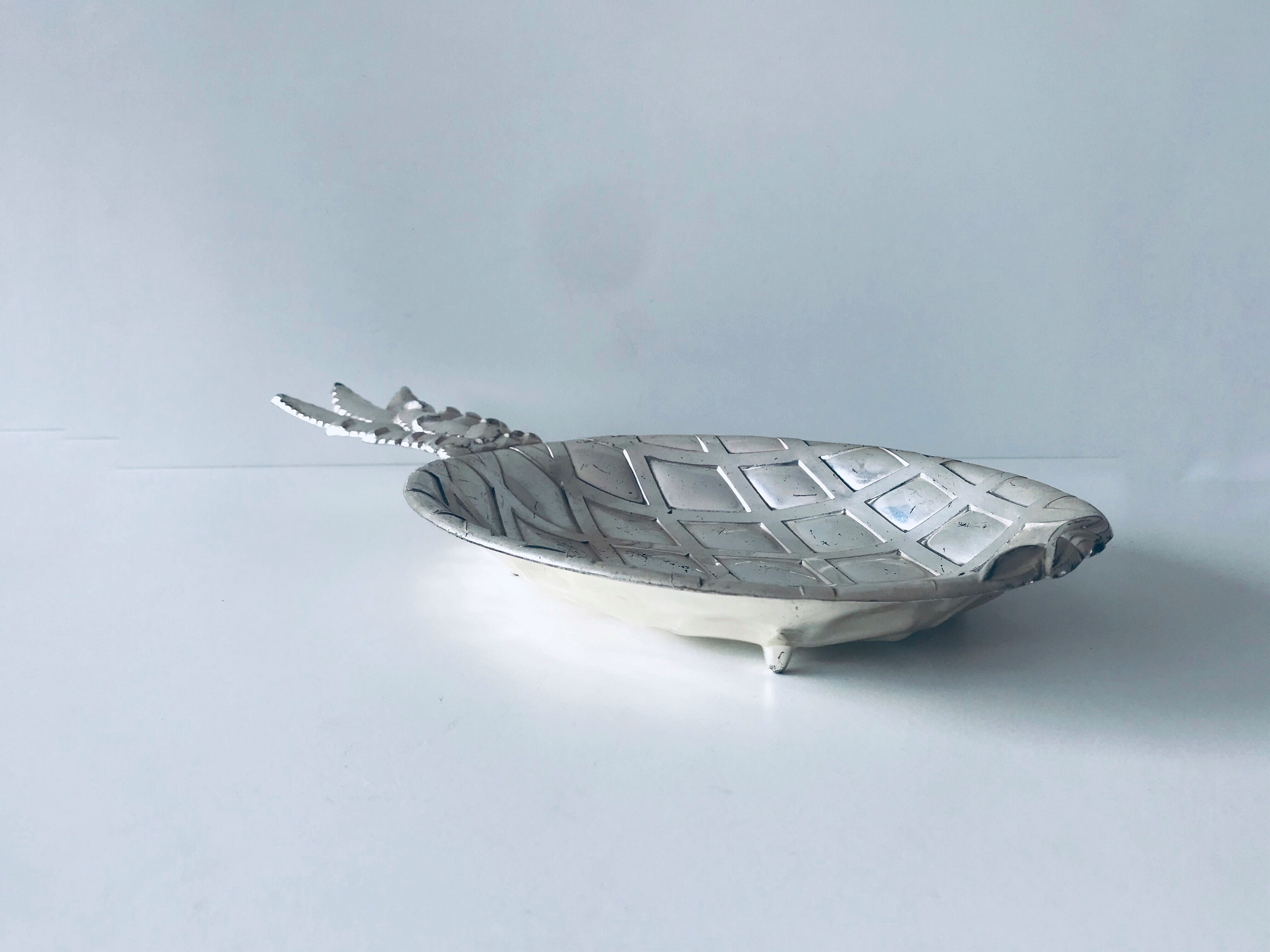 Silver pineapple dish