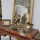 Louis XVI style flat desk in 19th century mahogany