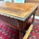 Large antique carved wooden desk in Renaissance style