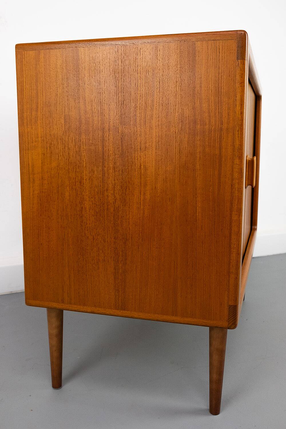 Danish Teak Sideboard with Tambour Doors from Dyrlund, 1970s
