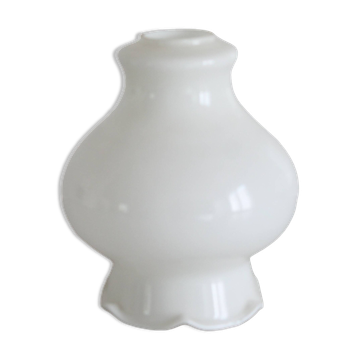 Vintage white opaline glass lampshade 19.5 cm, 4467