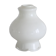 Vintage white opaline glass lampshade 19.5 cm, 4467