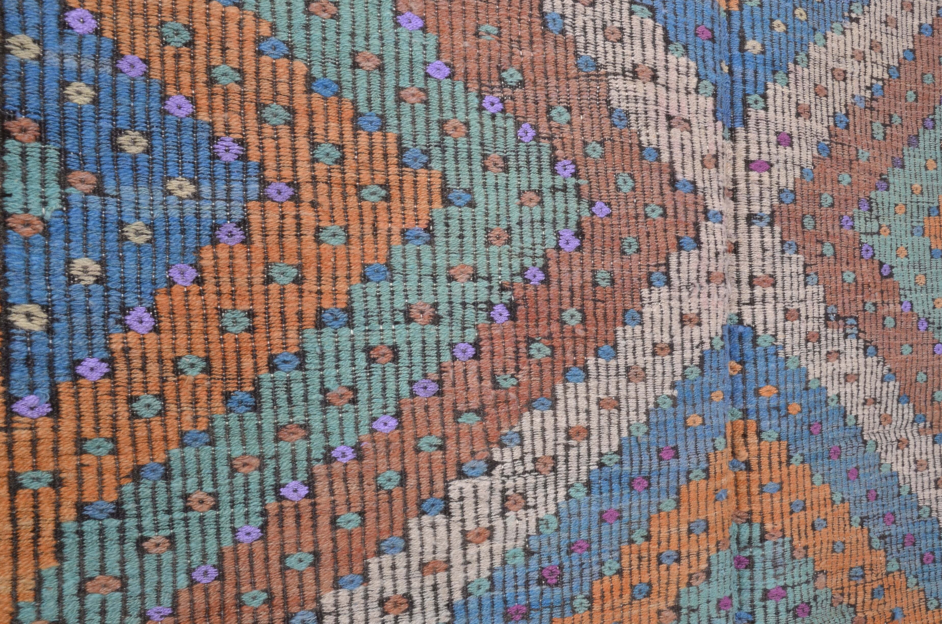 Oversize Handwoven Oushak Kilim Rug sku1897