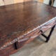 Cévenole table in chestnut wood, 19th-century folk art.